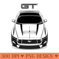 mustang gt 2024 - png file download