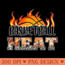 classic basketball design heat personalized proud name - png download bundle