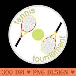 rackets with tennis ball - png graphics