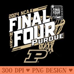 purdue boilermakers final four 2024 college basketball - digital png art