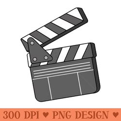 film clapper movie lover movies films actor - high quality png