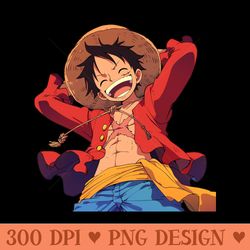 luffy - digital png graphics