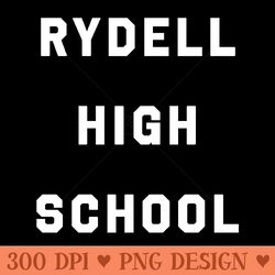 rydell high school - png designs