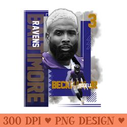 baltimore ravens odell beckham jr - high-quality png download