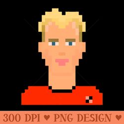 bergkamp 8bit - png illustrations