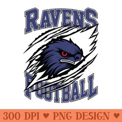 bltm ravens football - sublimation png designs