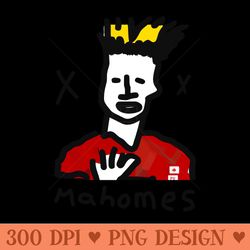 mahomes drawing - png download library