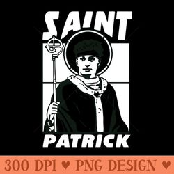 saint patrick mahomes - png printables