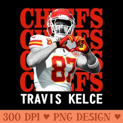 kansas city chiefs travis kelce - png download collection