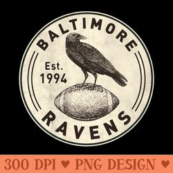 vintage baltimore ravens by buck tee - png downloadable resources