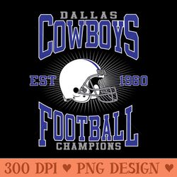 dallas cowboys football champions - png download library