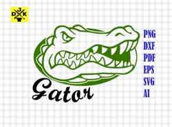 gators logo svg, png, eps, pdf, dxf cutting file, sublimation design, game day shirt svg, cricut, silhouette file