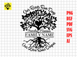 our roots run deep but our love runs deeper svg, family reunion svg,tree of life,instant dowload,family reunion shirt