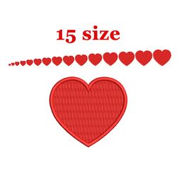 heart embroidery design. mini heart embroidery. love. heart shapes. valentines day. machine embroidery design.