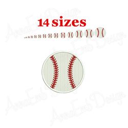 baseball embroidery design. mini baseball. softball design. baseball ball embroidery. machine embroidery design.