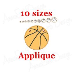 basketball banner embroidery design. basketball applique. machine embroidery designs. banner in the hoop. party banner e