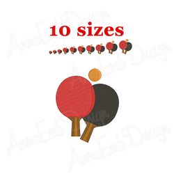 ping pong embroidery design. machine embroidery designs. ping pong silhouette. sport design. mini ping pong. fill design