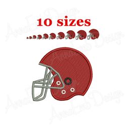 football helmet embroidery design. mini football helmet. helmet embroidery design. football helmet filled stitch.