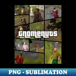 osrs style cover (gnomenuts) - png sublimation digital download