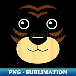 tiger face easy halloween costume boys - png sublimation digital download