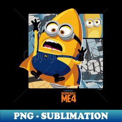 despicable me 4 gus comic style big chest panels - professional sublimation digital download