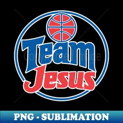 team jesus - basketball logo