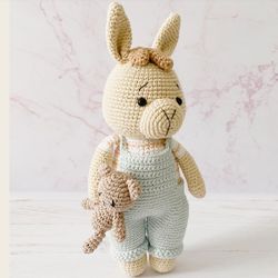 logan the llama crochet pattern, crochet pattern, amigurumi tutorial pdf in english
