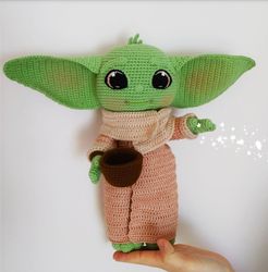 crochet pattern baby yoda, crochet pattern, amigurumi tutorial pdf in english