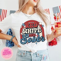 red white and sober png,4th of july png,america png,usa png,fourth of july t shirt,retro 4th of july png,red white blue