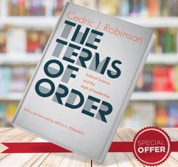 the terms of order cedric j robinson