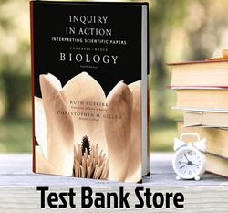 test bank store - inquiry in action interpreting scientific papers for buskirk, ruth gillen, christopher m campbell, nei