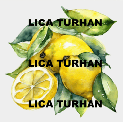 lemons in watercolors