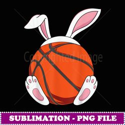 easter bunny basketball funny easter basketball rabbit ear - png transparent sublimation design