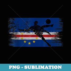 cape verde soccer cape verdean football cabo verde futbol - png sublimation digital download