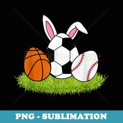 easter boys baseball basketball soccer bunnies rabbit - artistic sublimation digital file