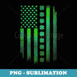 irish american flag shamrock stripes cool ireland flag - aesthetic sublimation digital file