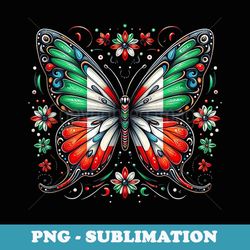 mexican independence day butterfly mexico heritage - instant png sublimation download