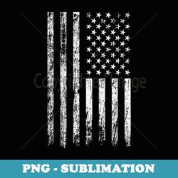 vintage white american flag - vintage sublimation png download