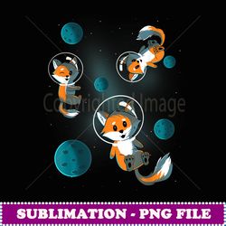 galaxy, fox, foxes, space, stars, christmas, birthday gift - creative sublimation png download