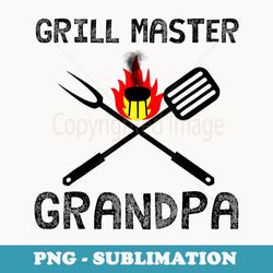 Grill Master Grandpa Mens Summer Bbq Grilling - Aesthetic Sublimation Digital File