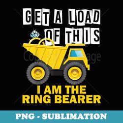 wedding s ring bearer funny truck - vintage sublimation png download