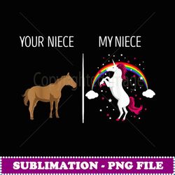 your niece my niece unicorn aunt niece matching s - modern sublimation png file