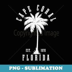 cape coral est. 970 vintage florida - special edition sublimation png file