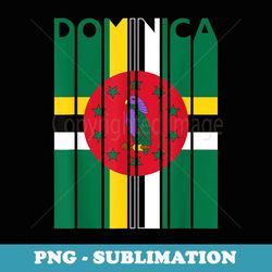 dominica vintage dominican flag t vacation - instant png sublimation download