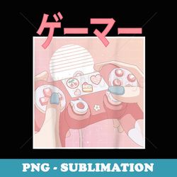 gamer girl anime kawaii gaming cute video game girls - premium sublimation digital download