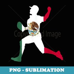 mexico baseball independence day mexican flag boy men - instant png sublimation download