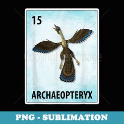 archaeopteryx mexican dinosaur cards - artistic sublimation digital file