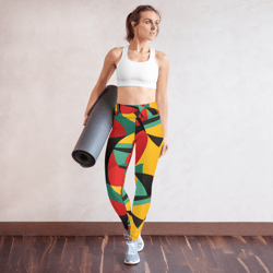 yoga leggings juneteenth color