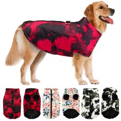 winter pet dog clothes - french bulldog pet warm jacket coat - waterproof dog clothing outfit vest - for small medium la