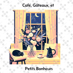 french cafe chat noir print, retro cat poster, bistro coffee posters, le chat, le gateaux quote, kitchen decor
